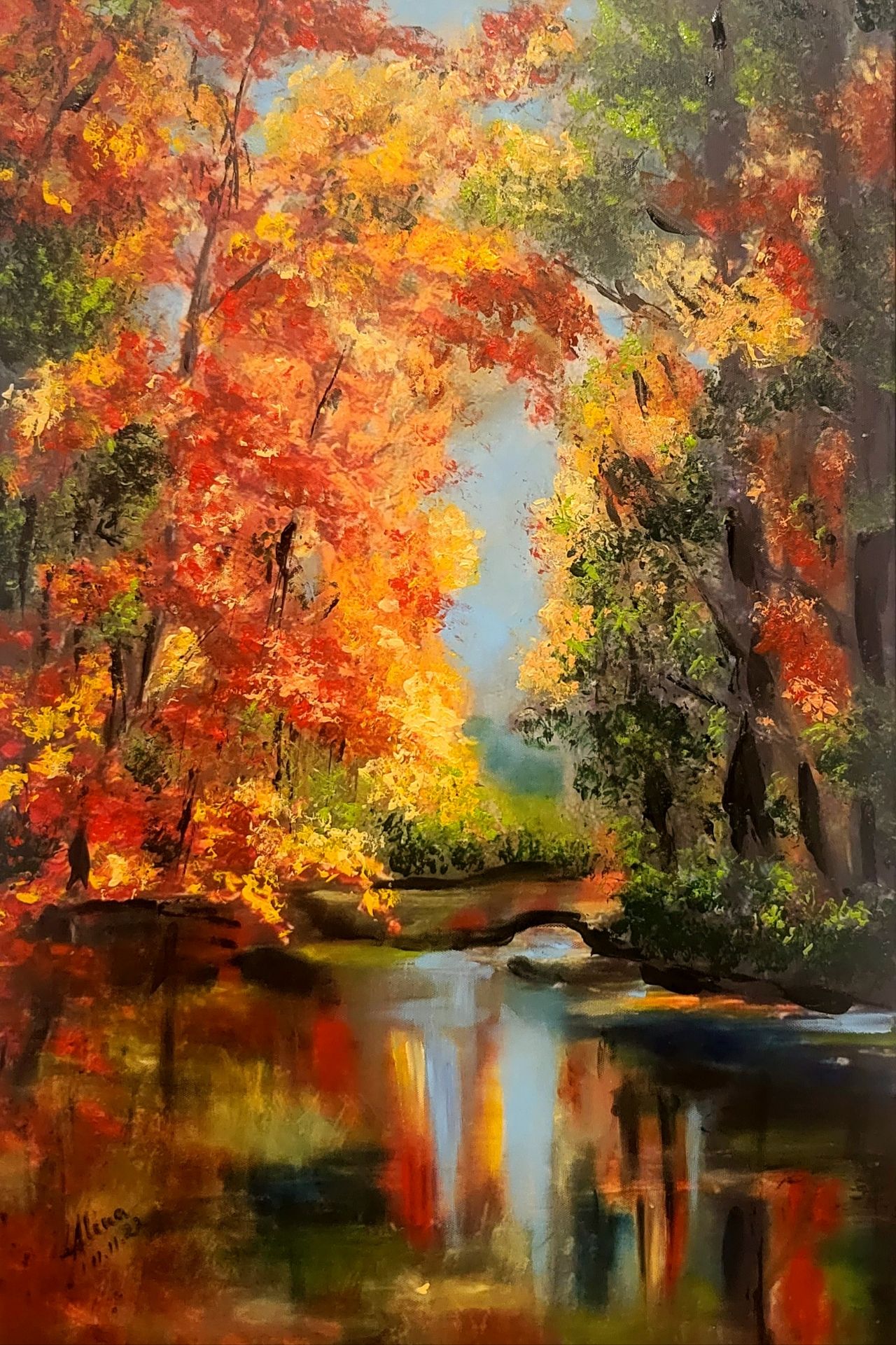 ArteDiAlina.com painting: Still Autumn